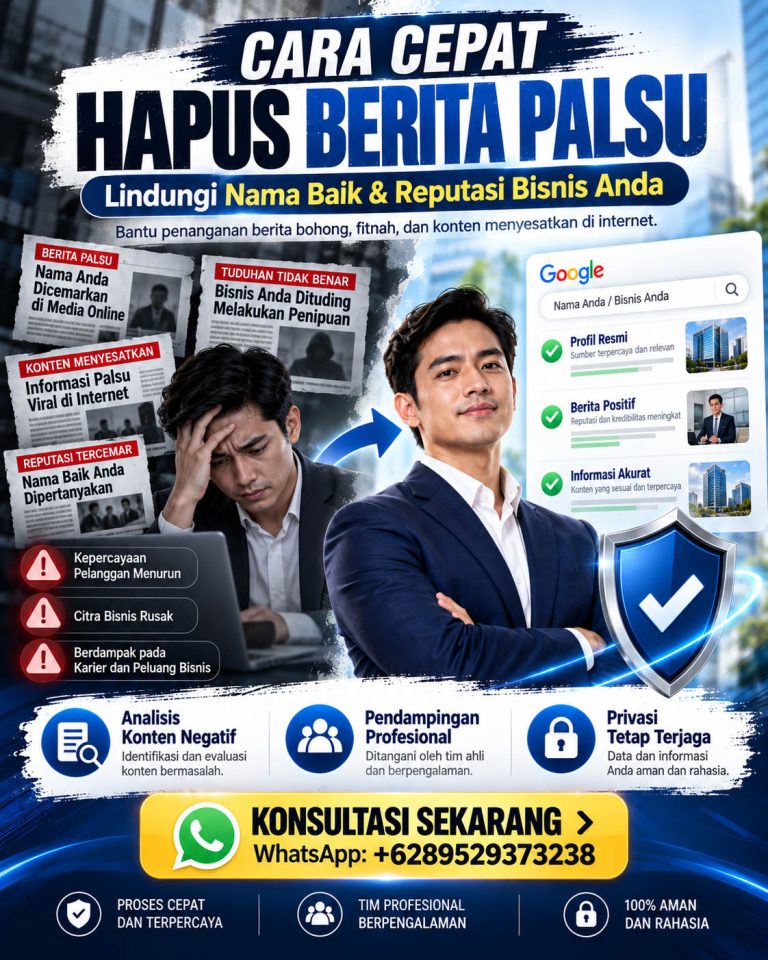 Cara Cepat Hapus Berita Palsu di Internet dan Google,